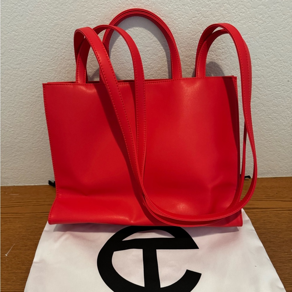 Telfar Red/Pink MEDIUM Tote - Picture 2 of 5